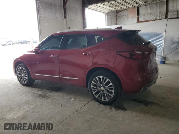2020 Chevrolet Blazer Premier with VIN 3GNKBFRS1LS622668, listed as a Copart auction lot 49954355 with Not provided miles and Salvage title. Bid and sale history available at DreamBid. Image 2.