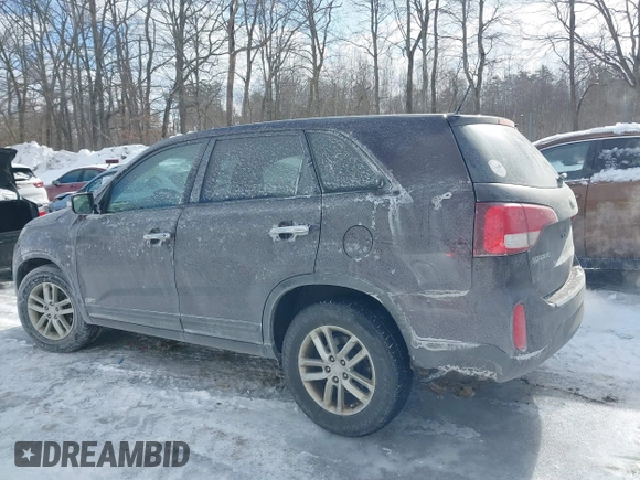 2014 Kia Sorento LX with VIN 5XYKTCA63EG540626, listed as a IAAI auction lot 41597949 with 126,683 mi miles and . Bid and sale history available at carsss.com. Image 14.