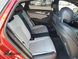 2018 Genesis G80 3.3T Sport with VIN KMHGN4JB9JU285343, listed as a Copart auction lot 75061764 with 133,262 mi miles and Salvage Title. Bid and sale history available at carsss.com. Image 10.