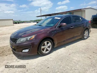 2014 Kia Optima LX z VIN 5XXGM4A76EG280552, wystawiony jako Copart lot #60159315 z przebiegiem 117 374 mil mil oraz Czysty tytuł • Clean title. Historia ofert i sprzedaży dostępna na DreamBid. Obrazek 1.