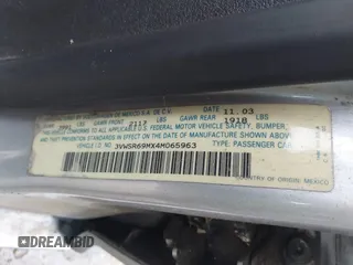 2004 Volkswagen Jetta GLS with VIN 3VWSR69MX4M065963, listed as a IAAI auction lot 41091439 with 196,158 mi miles and . Bid and sale history available at DreamBid. Image 9.
