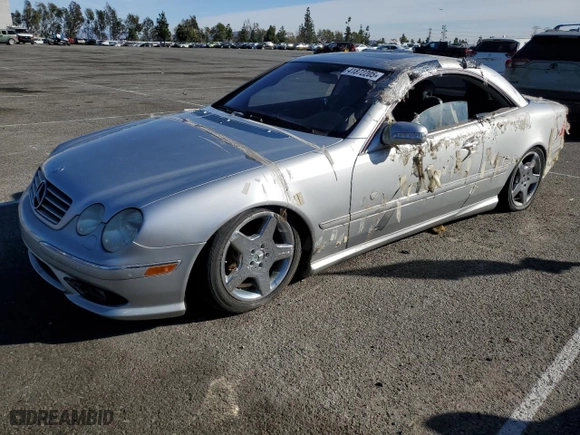 2003 Mercedes-Benz CL-Class 5.0L with VIN WDBPJ75JX3A035552, listed as a Copart auction lot 41872205 with NaN miles and Clean Title. Bid and sale history available at carsss.com. Image 1.