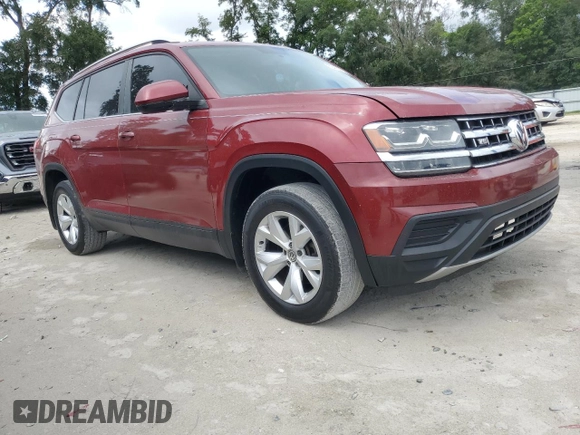 2018 Volkswagen Atlas S z VIN 1V2AP2CAXJC536436, wystawiony jako Copart lot #63485925 z przebiegiem 179 704 mil mil oraz Czysty tytuł • Clean title. Historia ofert i sprzedaży dostępna na DreamBid. Obrazek 4.