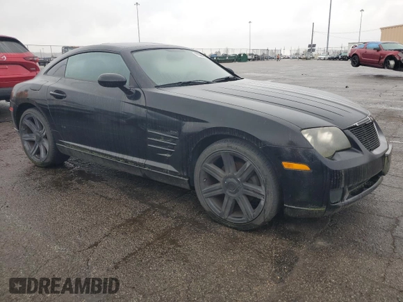 2005 Chrysler Crossfire z VIN 1C3AN59L35X030211, wystawiony jako Copart lot #77364144 z przebiegiem 91 198 mil mil oraz Czysty tytuł • Clean title. Historia ofert i sprzedaży dostępna na DreamBid. Obrazek 4.
