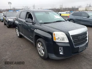 2014 GMC Terrain SLE with VIN 2GKALMEK0E6332634, listed as a IAAI auction lot 41782072 with 193,352 mi miles. Bid and sale history available at carsss.com. Image 1.