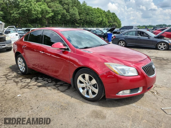 2013 Buick Regal Turbo Premium 2 with VIN 2G4GT5GVXD9153206, listed as a Copart auction lot 60749705 with 169,223 mi miles and Salvage title. Bid and sale history available at DreamBid. Image 4.