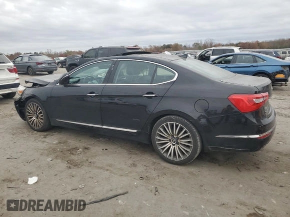 2014 Kia Cadenza Premium with VIN KNALN4D71E5124055, listed as a Copart auction lot 80391974 with 54,363 mi miles and Salvage Title. Bid and sale history available at carsss.com. Image 2.