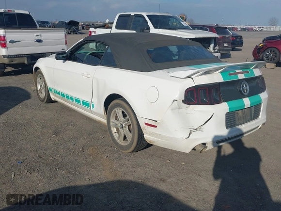 2013 Ford Mustang V6 with VIN 1ZVBP8EM7D5234320, listed as a IAAI auction lot 41512045 with 113,916 mi miles and . Bid and sale history available at DreamBid. Image 3.