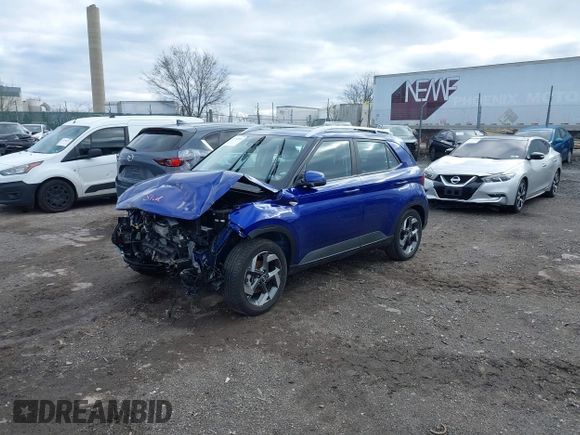 2023 Hyundai Venue Limited with VIN KMHRC8A33PU257464, listed as a IAAI auction lot 41745001 with 8,264 mi miles and . Bid and sale history available at DreamBid. Image 2.