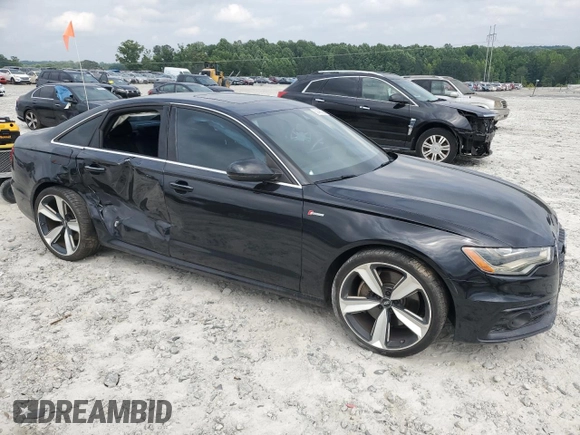 2012 Audi A6 Prestige with VIN WAUJGAFC2CN090358, listed as a Copart auction lot 59486925 with 159,885 mi miles and Salvage title. Bid and sale history available at DreamBid. Image 4.