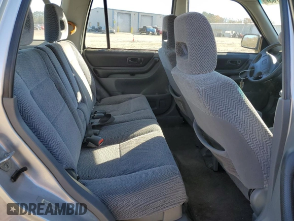 1998 Honda CR-V LX with VIN JHLRD2842WC009534, listed as a Copart auction lot 58379454 with 210,400 mi miles and Salvage Title. Bid and sale history available at carsss.com. Image 10.