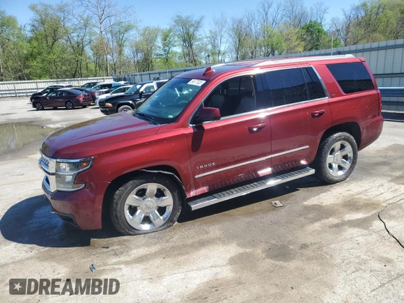 2017 Chevrolet Tahoe LT z VIN 1GNSKBKC5HR330558, wystawiony jako Copart lot #54977925 z przebiegiem 102 961 mil mil oraz Szkoda całkowita • Salvage title. Historia ofert i sprzedaży dostępna na DreamBid. Obrazek 1.