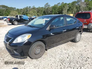2012 Nissan Versa SV with VIN 3N1CN7APXCL894487, listed as a Copart auction lot 51537445 with 161,946 mi miles and Salvage Title. Bid and sale history available at carsss.com. Image 1.