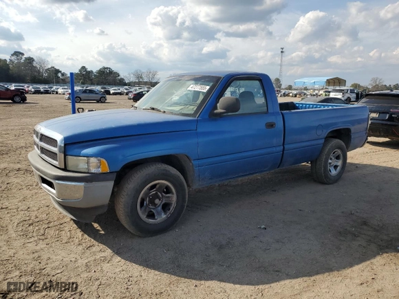 1998 Dodge Ram 1500 with VIN 3B7HC16Y2WM249256, listed as a Copart auction lot 47277555 with 164,352 mi miles and Salvage Title. Bid and sale history available at carsss.com. Image 1.