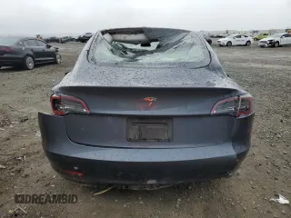 2023 Tesla Model 3 with VIN 5YJ3E1EA2PF434910, listed as a Copart auction lot 48523135 with 0 mi miles and Non Repairable. Bid and sale history available at carsss.com. Image 6.