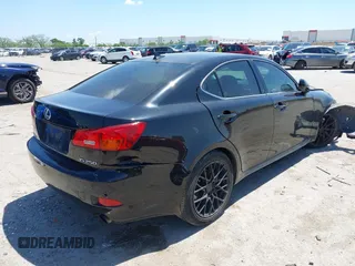 2007 Lexus IS 250 with VIN JTHBK262075046771, listed as a IAAI auction lot 42094243 with 225,879 mi miles and . Bid and sale history available at DreamBid. Image 4.
