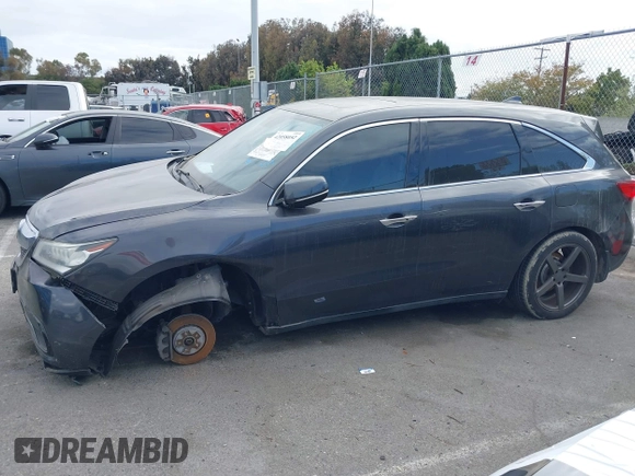 2014 Acura MDX with VIN 5FRYD3H27EB004309, listed as a IAAI auction lot 42058052 with 107,318 mi miles. Bid and sale history available at carsss.com. Image 14.