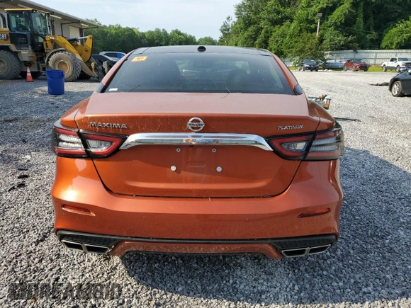 2020 Nissan Maxima Platinum with VIN 1N4AA6FV7LC365422, listed as a Copart auction lot 54913205 with 81,000 mi miles and Salvage title. Bid and sale history available at DreamBid. Image 6.
