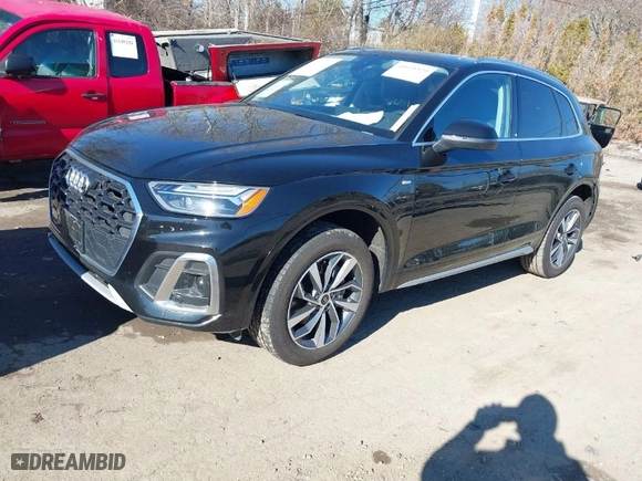 2023 Audi Q5 S line Premium Plus with VIN WA1EAAFY6P2146966, listed as a IAAI auction lot 41631329 with 26,512 mi miles. Bid and sale history available at carsss.com. Image 2.