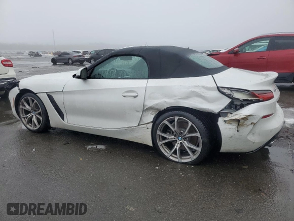 2020 BMW Z4 sDrive30i with VIN WBAHF3C08LWW67914, listed as a Copart auction lot 44566155 with 50,009 mi miles and Salvage Title. Bid and sale history available at carsss.com. Image 2.