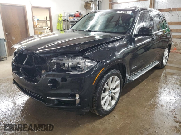 2015 BMW X5 xDrive35d with VIN 5UXKS4C55F0N12491, listed as a Copart auction lot 45736925 with 114,572 mi miles and Salvage Title. Bid and sale history available at carsss.com. Image 1.