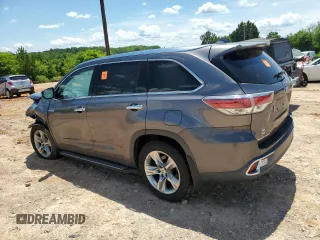 2015 Toyota Highlander Limited с VIN 5TDDCRFH6FS011570, выставлен на аукционе Copart как лот 56651285 с пробегом 91 983 миль миль и Списание • Salvage title. История ставок и продаж доступна на DreamBid. Изображение 2.