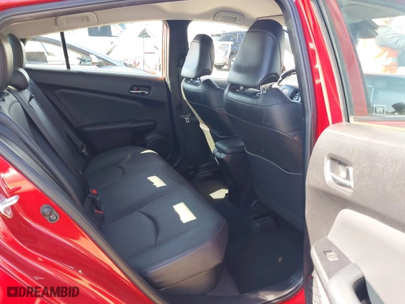 2019 Toyota Prius L Eco with VIN JTDKARFU1K3087249, listed as a IAAI auction lot 41583992 with 55,486 mi miles. Bid and sale history available at carsss.com. Image 8.