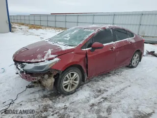 2017 Chevrolet Cruze LT with VIN 1G1BH5SE5H7271199, listed as a Copart auction lot 88454105 with 0 mi miles and Salvage Title. Bid and sale history available at carsss.com. Image 1.