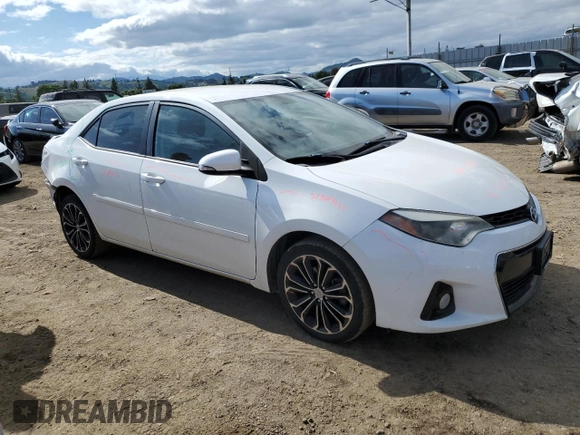 2016 Toyota Corolla L with VIN 5YFBURHE0GP516182, listed as a Copart auction lot 53339255 with 98,529 mi miles and Salvage Title. Bid and sale history available at DreamBid. Image 4.