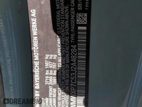 2018 MINI Hardtop Cooper S with VIN WMWXP7C53J2A48284, listed as a Copart auction lot 84678624 with 158,683 mi miles and Salvage Title. Bid and sale history available at DreamBid. Image 15.