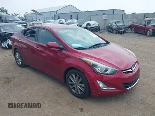 2016 Hyundai Elantra SE with VIN 5NPDH4AE2GH653924, listed as a IAAI auction lot 42496627 with 95,676 mi miles and . Bid and sale history available at DreamBid. Image 1.