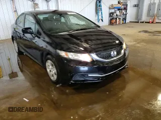 2014 Honda Civic LX with VIN 19XFB2F57EE202917, listed as a Copart auction lot 55391425 with 127,198 mi miles and Salvage Title. Bid and sale history available at carsss.com. Image 13.