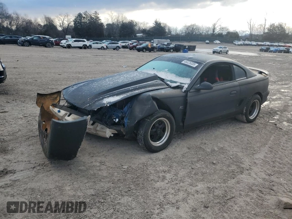 1995 Ford Mustang GT with VIN 1FALP42T2SF181843, listed as a Copart auction lot 46025335 with 65,235 mi miles and Salvage title. Bid and sale history available at DreamBid. Image 1.