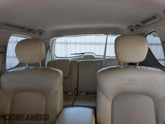 2011 Infiniti QX56 7-passenger with VIN JN8AZ2NFXB9501158, listed as a Copart auction lot 69260764 with 259,923 mi miles and Salvage Title. Bid and sale history available at carsss.com. Image 10.
