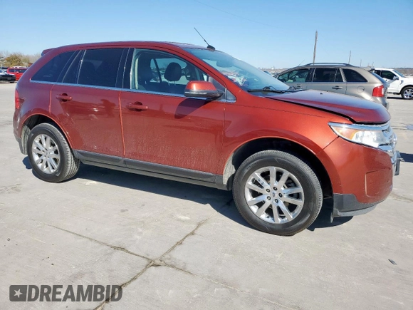 2014 Ford Edge Limited with VIN 2FMDK3KC9EBA02755, listed as a Copart auction lot 47131415 with 121,601 mi miles and Salvage Title. Bid and sale history available at carsss.com. Image 4.