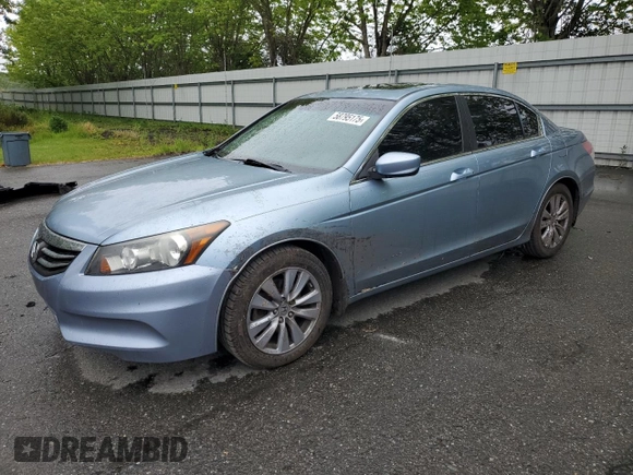2011 Honda Accord EX z VIN 1HGCP2F76BA057004, wystawiony jako Copart lot #58795175 z przebiegiem 190 789 mil mil oraz Szkoda całkowita • Salvage title. Historia ofert i sprzedaży dostępna na DreamBid. Obrazek 1.