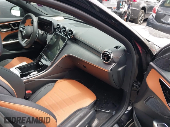 2025 Mercedes-Benz C 300 with VIN W1KAF4GB7SR257114, listed as a IAAI auction lot 42444525 with 256 mi miles and . Bid and sale history available at DreamBid. Image 5.