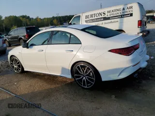 2022 Mercedes-Benz CLA 35 AMG with VIN W1K5J5BBXNN319209, listed as a Copart auction lot 69269304 with 23,458 mi miles and Salvage Title. Bid and sale history available at DreamBid. Image 2.