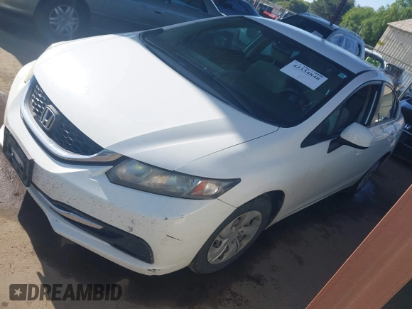 2013 Honda Civic LX z VIN 19XFB2F54DE295250, wystawiony jako IAAI lot #42334848 z przebiegiem 98 062 mil mil oraz . Historia ofert i sprzedaży dostępna na DreamBid. Obrazek 2.