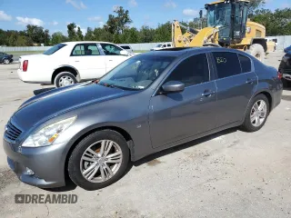2015 Infiniti Q40 with VIN JN1CV6AP2FM502297, listed as a Copart auction lot 77256614 with 0 mi miles and Non Repairable. Bid and sale history available at carsss.com. Image 1.
