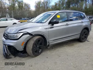 2024 Volkswagen Tiguan SE R-Line Black with VIN 3VVCB7AXXRM129869, listed as a Copart auction lot 53387585 with 8,563 mi miles and Salvage title. Bid and sale history available at DreamBid. Image 1.