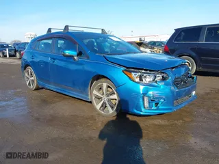 2017 Subaru Impreza Sport with VIN 4S3GTAM66H3734226, listed as a IAAI auction lot 41091702 with 46,081 mi miles. Bid and sale history available at carsss.com. Image 1.
