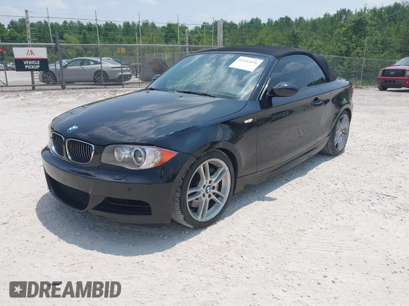 2009 BMW 1 Series 135i with VIN WBAUN93569VK40357, listed as a IAAI auction lot 42412038 with 141,944 mi miles and . Bid and sale history available at DreamBid. Image 2.