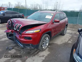 2017 Jeep Cherokee Limited with VIN 1C4PJMDB3HW635981, listed as a IAAI auction lot 42016204 with 73,698 mi miles. Bid and sale history available at carsss.com. Image 2.