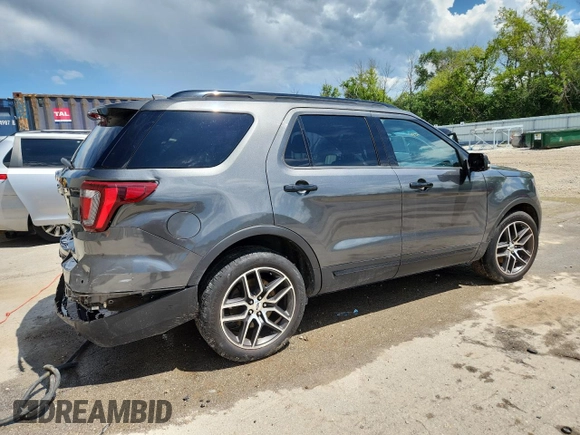 2016 Ford Explorer Sport with VIN 1FM5K8GT1GGC55736, listed as a Copart auction lot 62737955 with 104,413 mi miles and Non repairable. Bid and sale history available at DreamBid. Image 3.