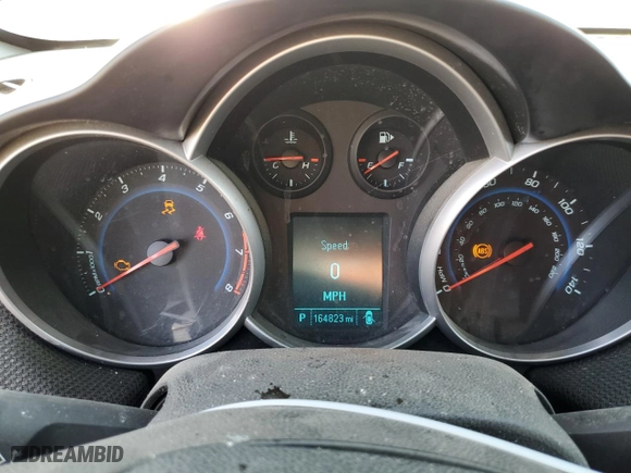 2012 Chevrolet Cruze LT w/1LT with VIN 1G1PF5SC5C7121242, listed as a Copart auction lot 47422955 with 164,823 mi miles and Clean Title. Bid and sale history available at carsss.com. Image 9.