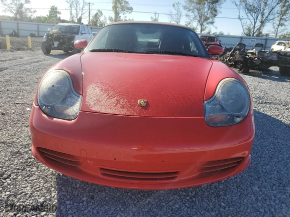 2003 Porsche Boxster S with VIN WP0CB29883U662756, listed as a Copart auction lot 82234884 with 0 mi miles and Salvage Title. Bid and sale history available at carsss.com. Image 5.