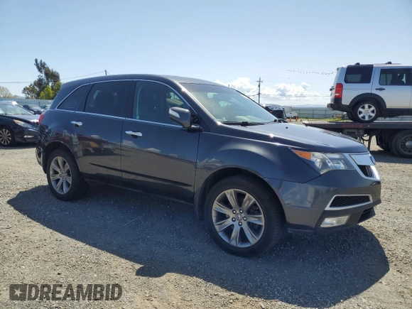 2013 Acura MDX Advance Pkg with VIN 2HNYD2H60DH510615, listed as a Copart auction lot 51706465 with 113,582 mi miles and Clean Title. Bid and sale history available at carsss.com. Image 4.