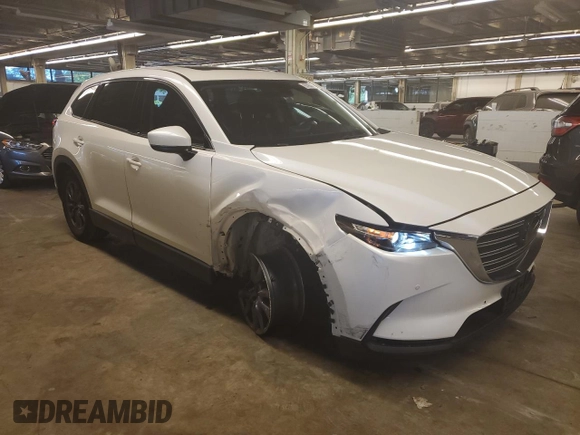 2020 Mazda CX-9 Touring with VIN JM3TCBCY7L0423428, listed as a Copart auction lot 57637204 with 38,265 mi miles and Salvage Title. Bid and sale history available at carsss.com. Image 4.