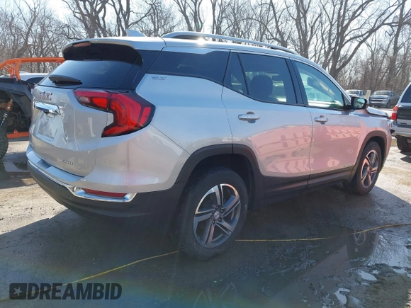 2019 GMC Terrain SLT with VIN 3GKALVEV4KL358841, listed as a IAAI auction lot 41776703 with 56,835 mi miles. Bid and sale history available at carsss.com. Image 4.